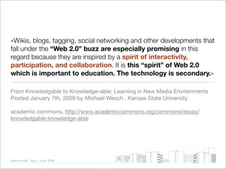 E Learning Workshop 9jan2009 Storrao