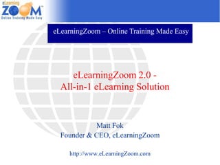 eLearningZoom Learning Suite - All-in-1 Online Training 
