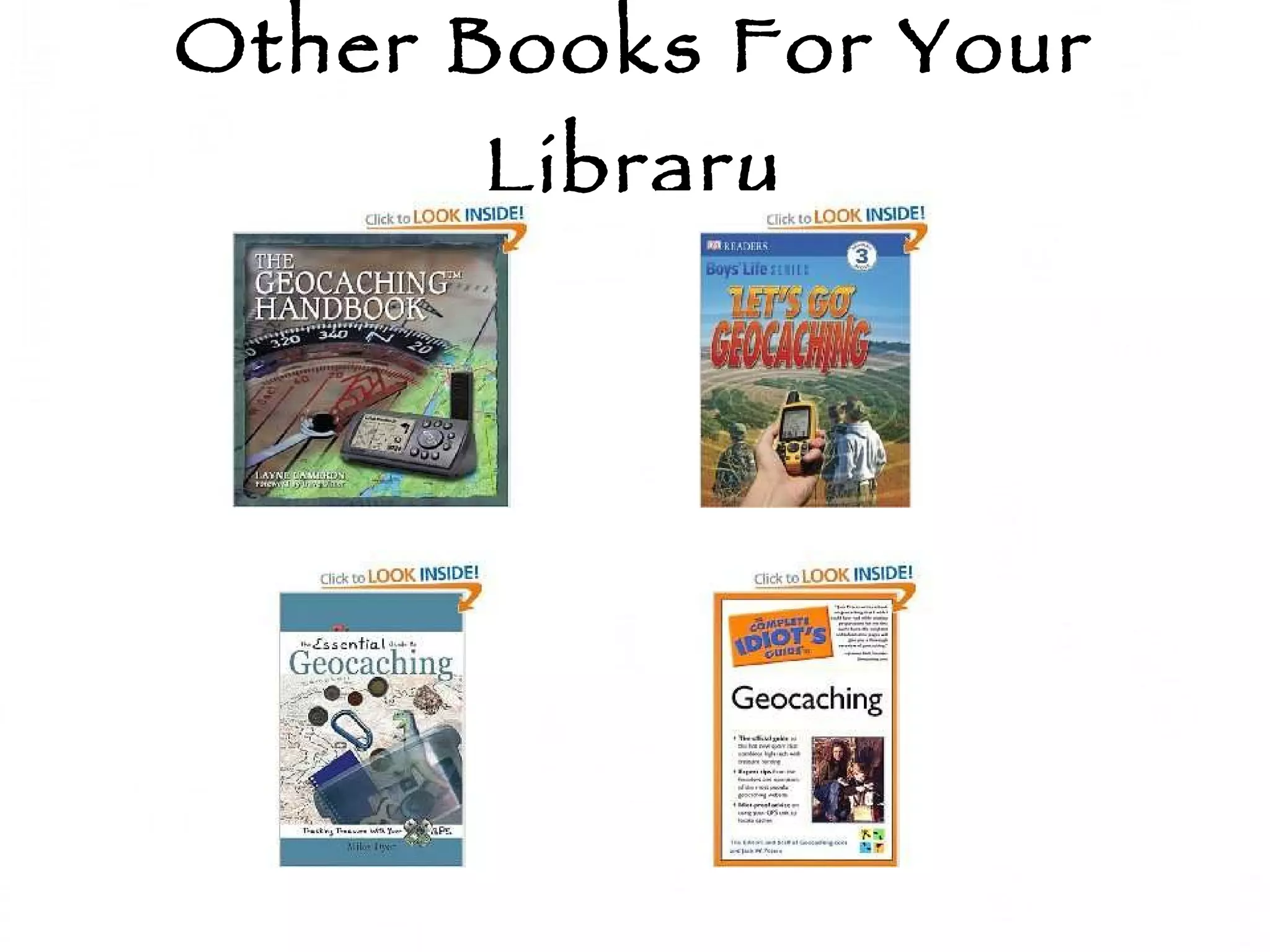 Other Books For Your Library 