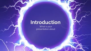 Lightning and Thunder Presentation Template | PDF