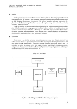 IoT BASED FIRE EXTINGUISHER SYSTEM with IOT | PDF