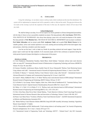 TOPIC: RAILWAY TRACK INSPECTION VEHICLES | PDF