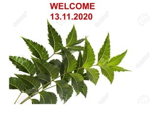 WELCOME
13.11.2020
 
