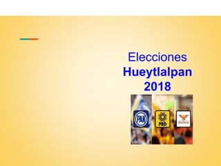 Elecciones
Hueytlalpan
2018
 