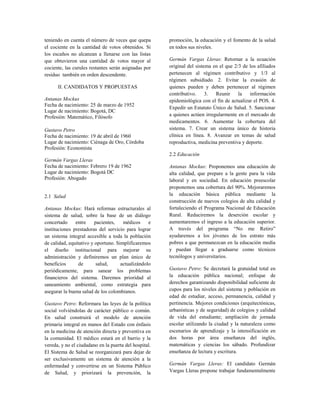 Elecciones precidenciales colombia 2010