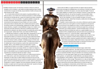 6
Quizá la idea de mitificar a un gestor de fondos con alguien capaz de alcanzar
siempre altos porcentajes de rentabilidad...