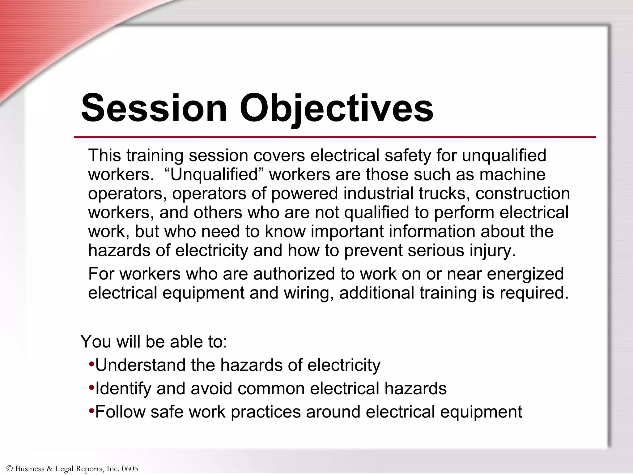 Electrical Safety PPT