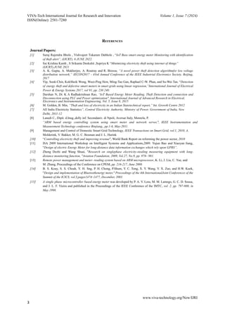 IoT BASE SMART ENERGY METER MONITORING AND THEFT DETECTION | PDF