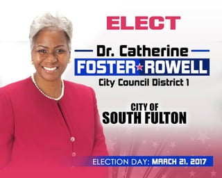 Candidate for City of South Fulton - District 1