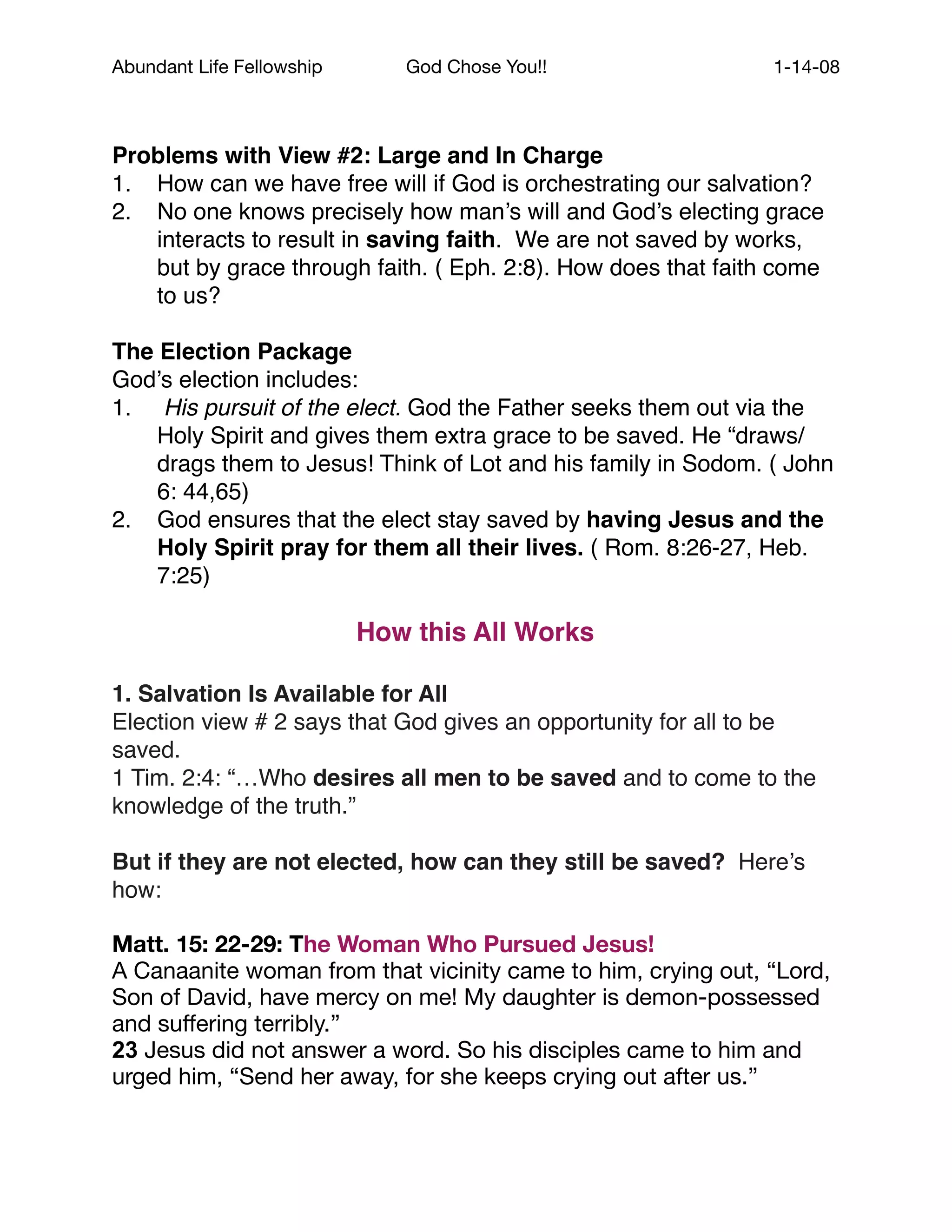 God Chose You! | PDF