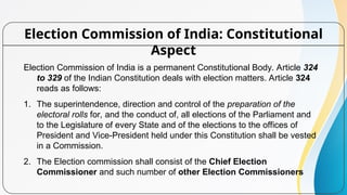 election commission of India (1).ppt election | PPT
