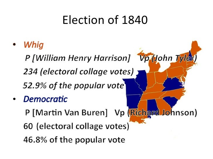 election of 1836 and 1840 election of 1840