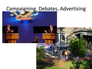 Campaigning, Debates, Advertising