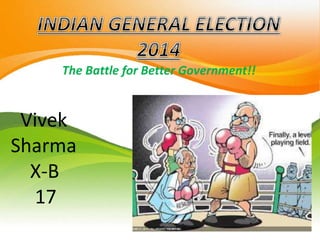 The Battle for Better Government!!
Vivek
Sharma
X-B
17
 