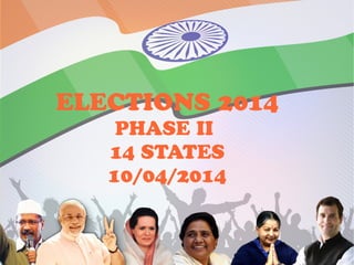 ELECTIONS 2014
PHASE II
14 STATES
10/04/2014
 