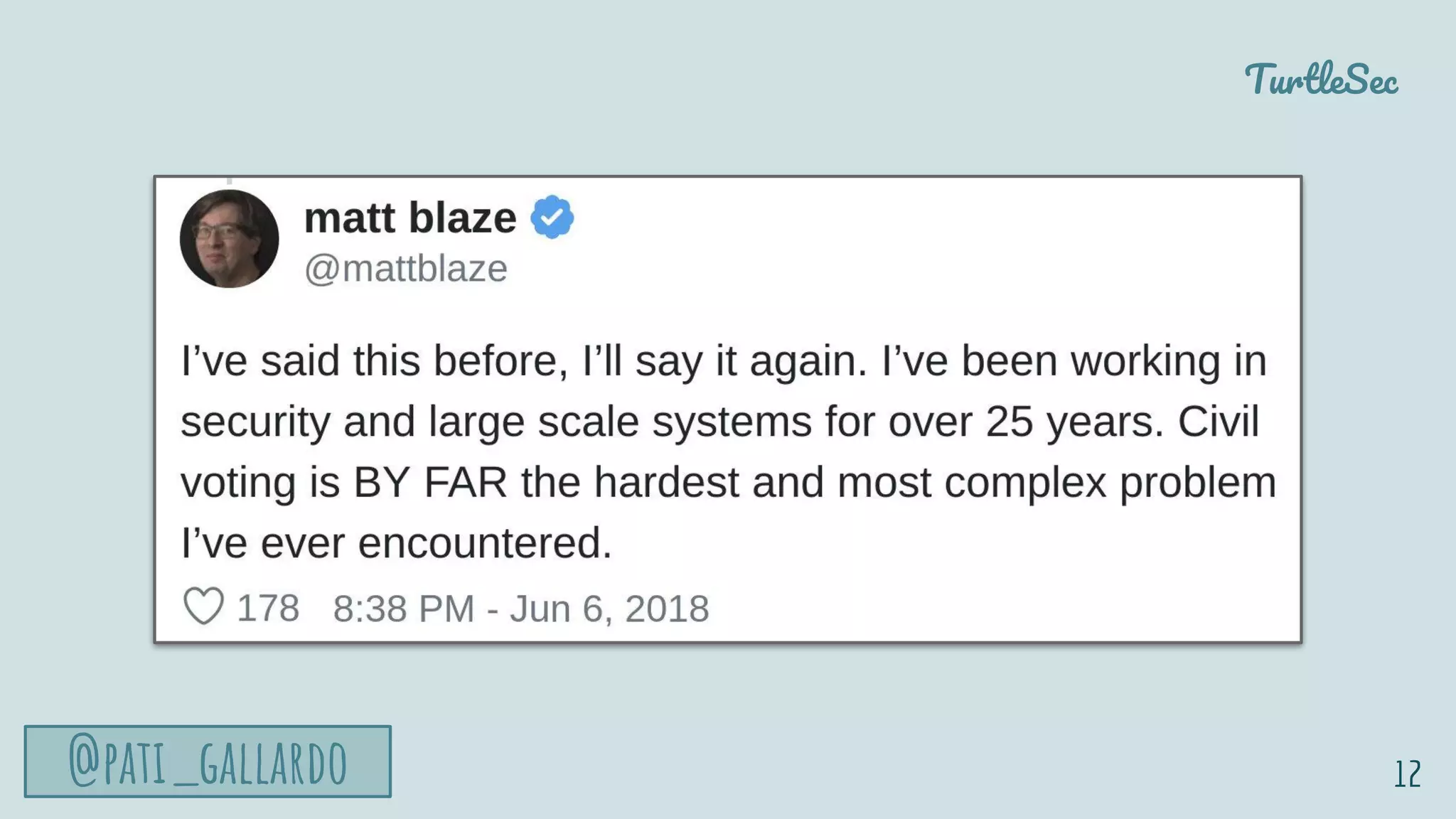 TurtleSec
@pati_gallardo 12
 