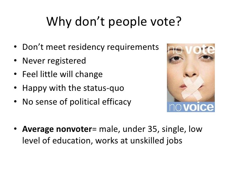 Elections, voting, and voter behavior
