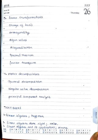 2018
Week 30
zo7-I SS'-'
9 - -- - - - -- - -
_ c~ -4-bcu(S___
10
~ - e) ~J:ht11Diill.l-r~ - - - -
11
- - - - - -- --
- - - - - -- -- - - - - - - - - · - - -
2
- - - - - - - - - - -- - - - - -- - - - - -
3
JULY
· Thursday 26
- - - - - -- -- -- - - - - - - - -- - - - - - -- --
- - - - - - -- - -- - - - - - - -- - - - - - --
- · - - - - - - - - - - - - - - -
' 6
t& ~t Y~ r a t')eb r-a clo'f)g v":1·7) kt j a ~ .µ..te....__r_,,_, ____________
~- ) _tne2c:v' O(Qci bro Or,c( c':k qppOr1cg h'ort.S; stro n1..________
~~ S M T WT l..f: s S MTWTFS S MTWTFS S MTWTFS S MTWTFS
201
8 ~ • • 1 2 3 4 5 6 7 8 9 10 11 12 13 14 15 16 17 18 19 20 21 22 23 24 25 26 27 28 29 30 31 •
 
