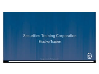 Elective tracker ppt ims