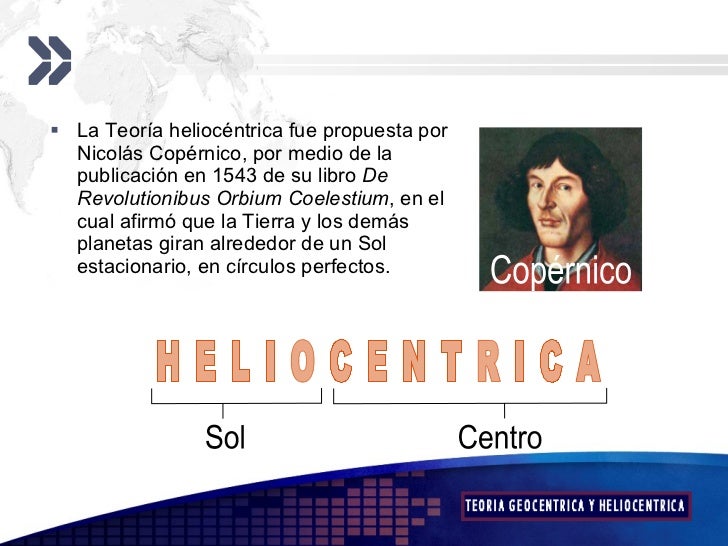 Teoria Geocentrica Y Heliocentrica
