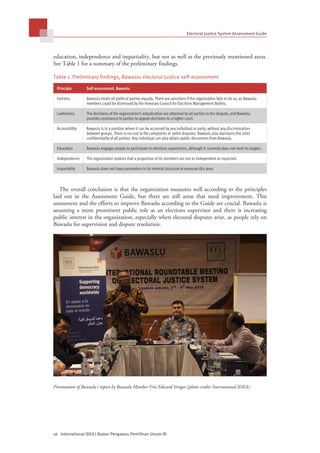 Electoral Justice System Assessment Guide | PDF