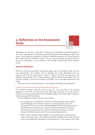 Electoral Justice System Assessment Guide | PDF
