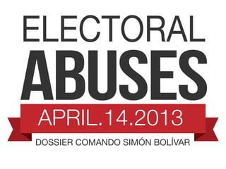 Electoral abuses 14a