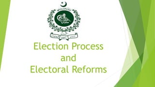 Election Process
and
Electoral Reforms
 