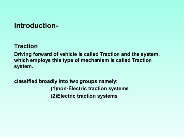 Electric Traction - 