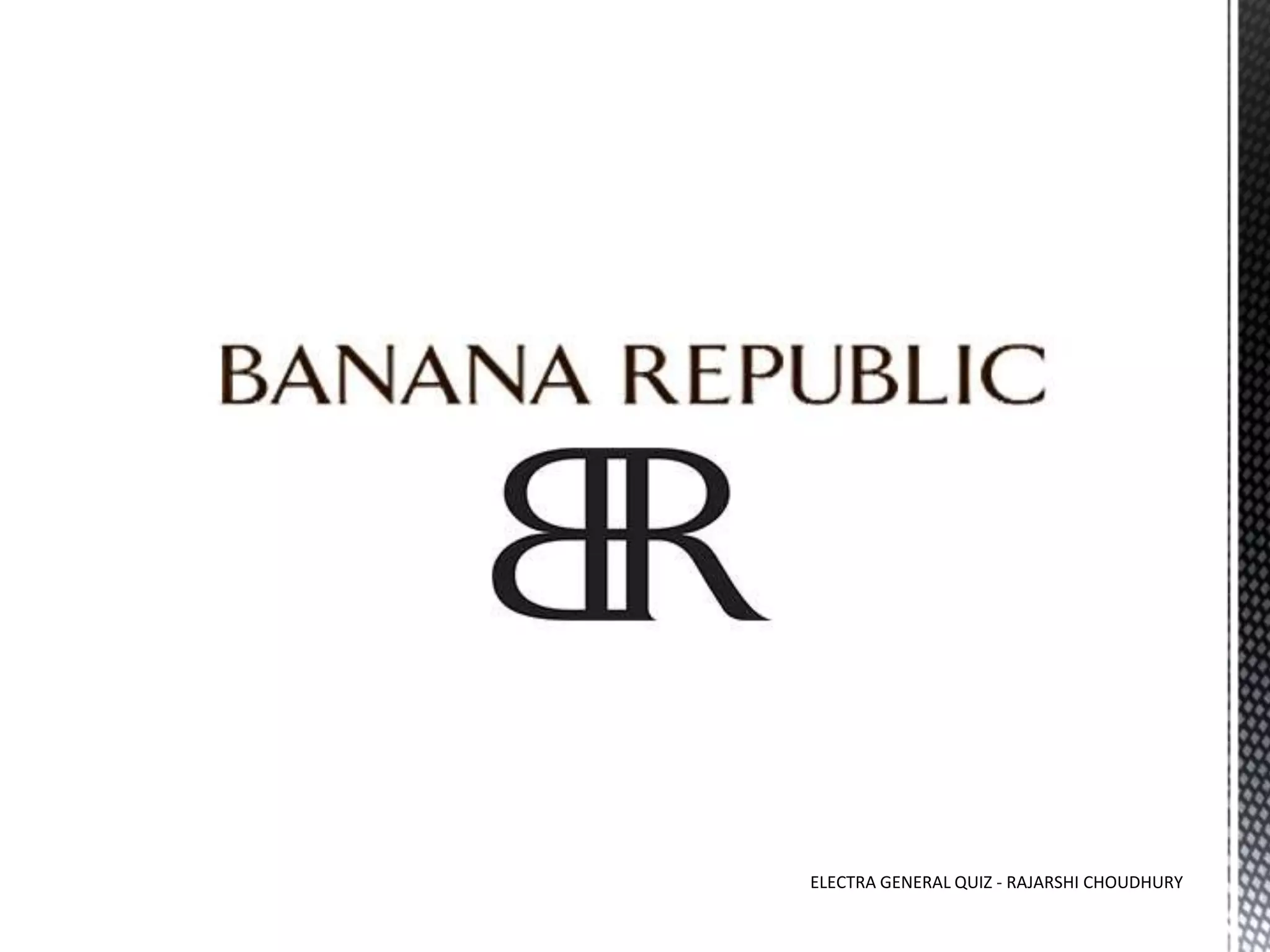 ELECTRA GENERAL QUIZ - RAJARSHI CHOUDHURY
 