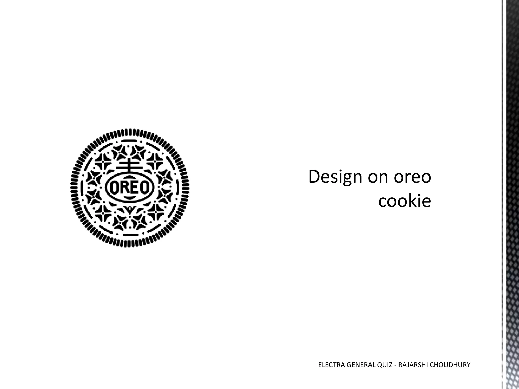 ELECTRA GENERAL QUIZ - RAJARSHI CHOUDHURY
 