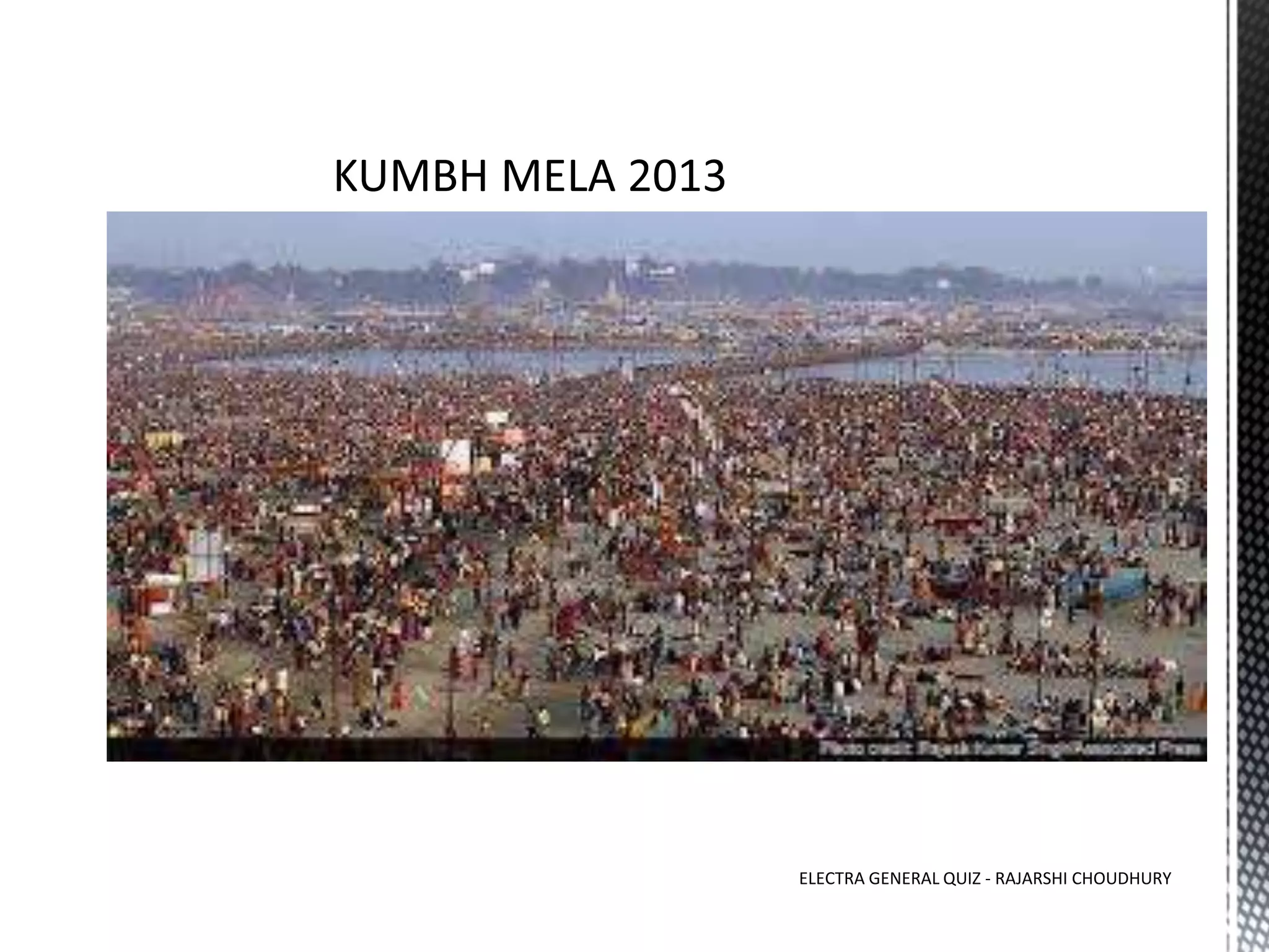 ELECTRA GENERAL QUIZ - RAJARSHI CHOUDHURY
 