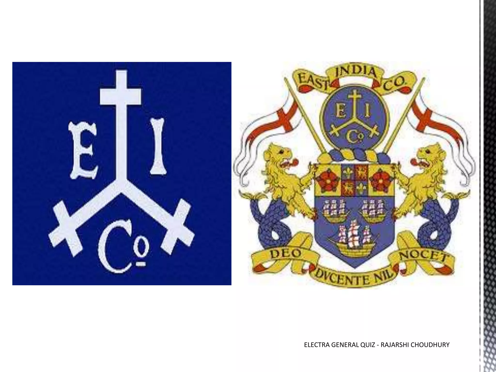 ELECTRA GENERAL QUIZ - RAJARSHI CHOUDHURY
 