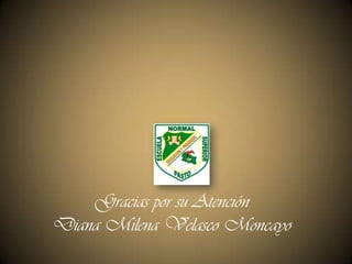 Gracias por su Atención
Diana Milena Velasco Moncayo
 