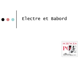   Electre et Babord 