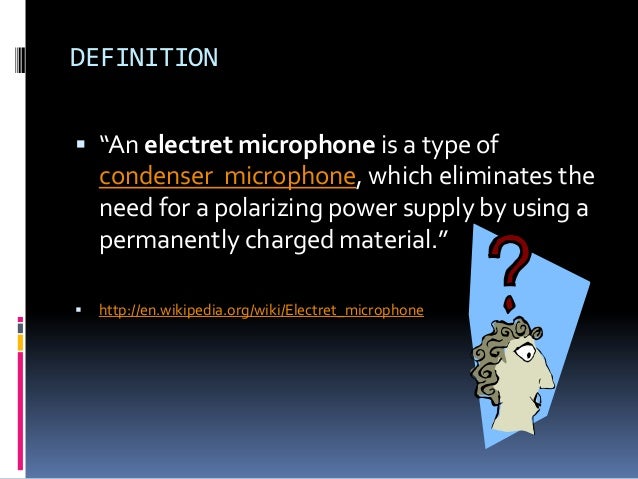 electret microphones and home music production