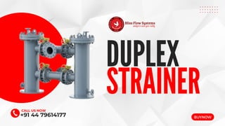 Electric heater | Duplex Strainer | Venturi Tube - Bliss flow systems