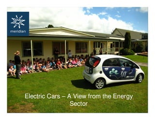 Electric Cars – A View from the Energy
                 Sector
 