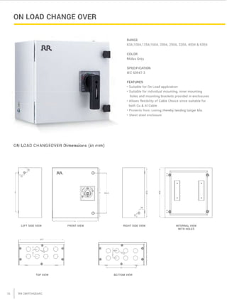 Electric Switchgears By RR