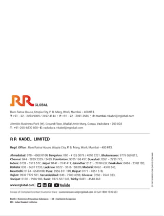 Electric Switchgears By RR