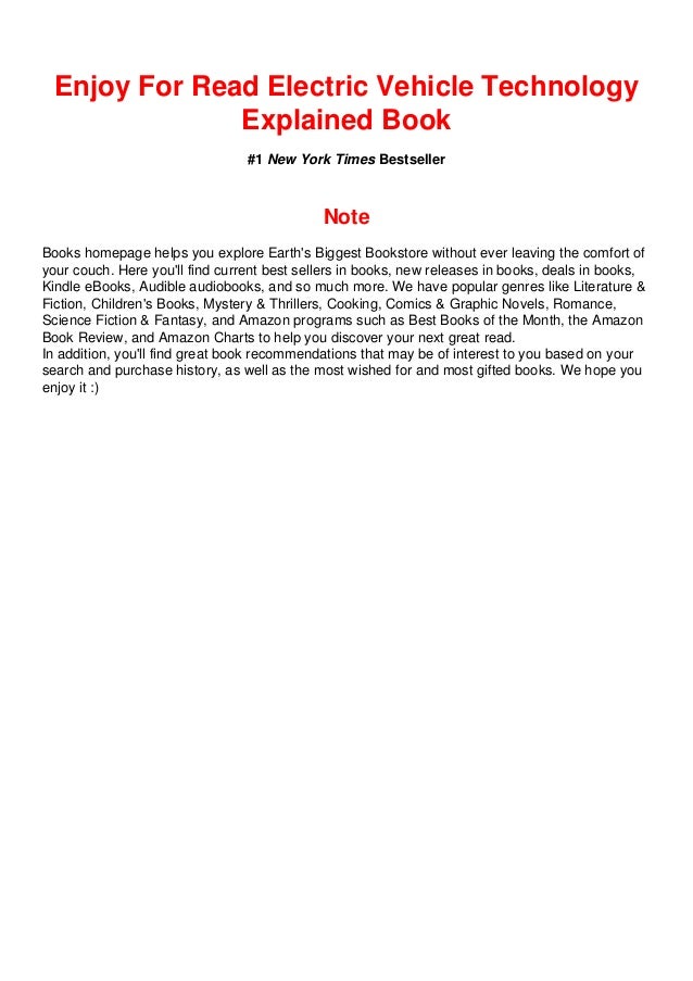 Electric Vehicle Technology Explained unlimited_Acces