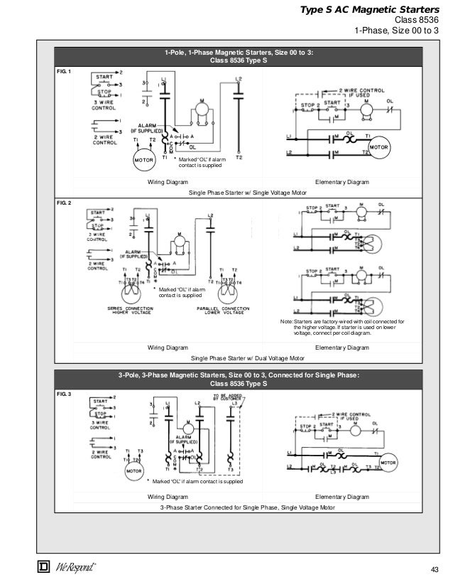 Square D Motor Overload Chart