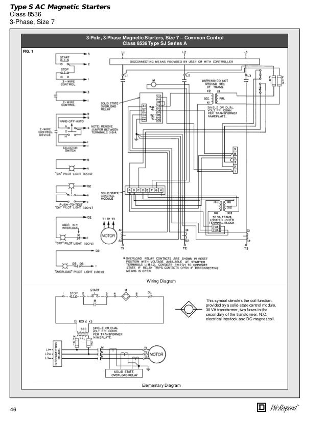 Electrical square d 8536 wiring diagram 