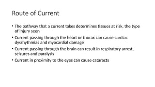 ELECTRICAL BURNS - PLASTIC SURGERY PRESENTATION | PPTX