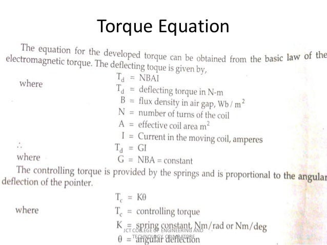 Torque equation of pmsm Torque equation of pmsm