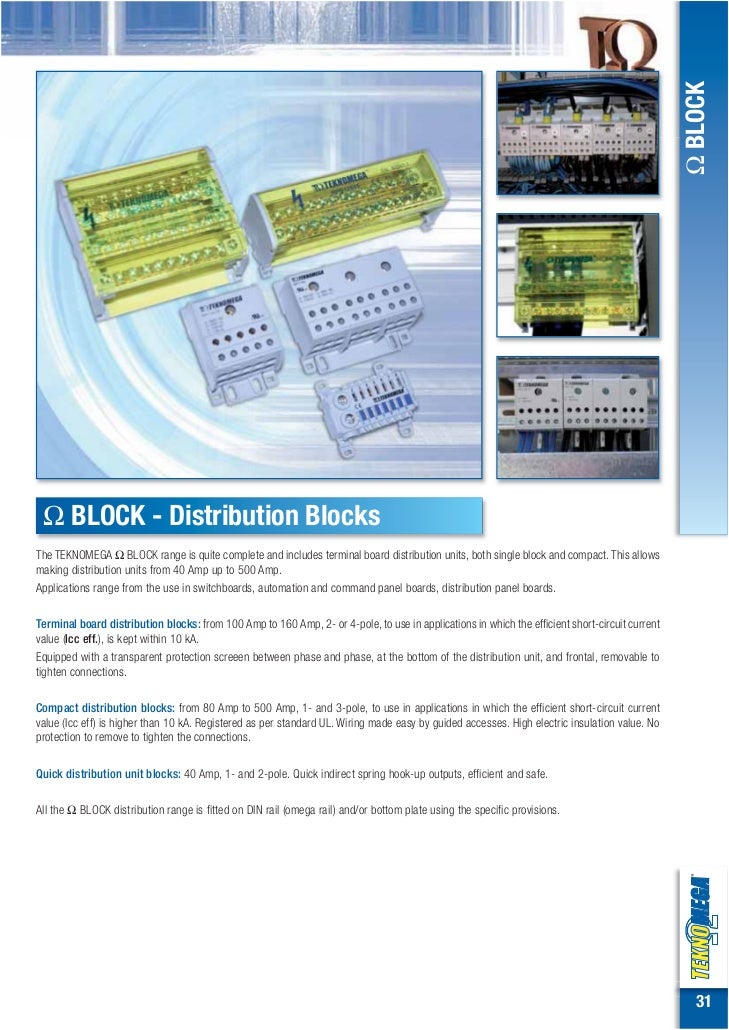 Electrical distributionblocks