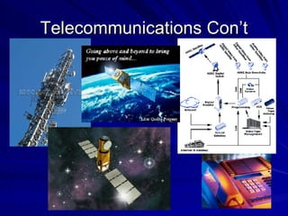 Telecommunications Con’t 