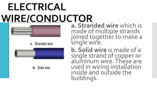 Stranded Wire Meaning ELECTRICAL-INSTALLATION-AND-MAINTENANCE.pptx
