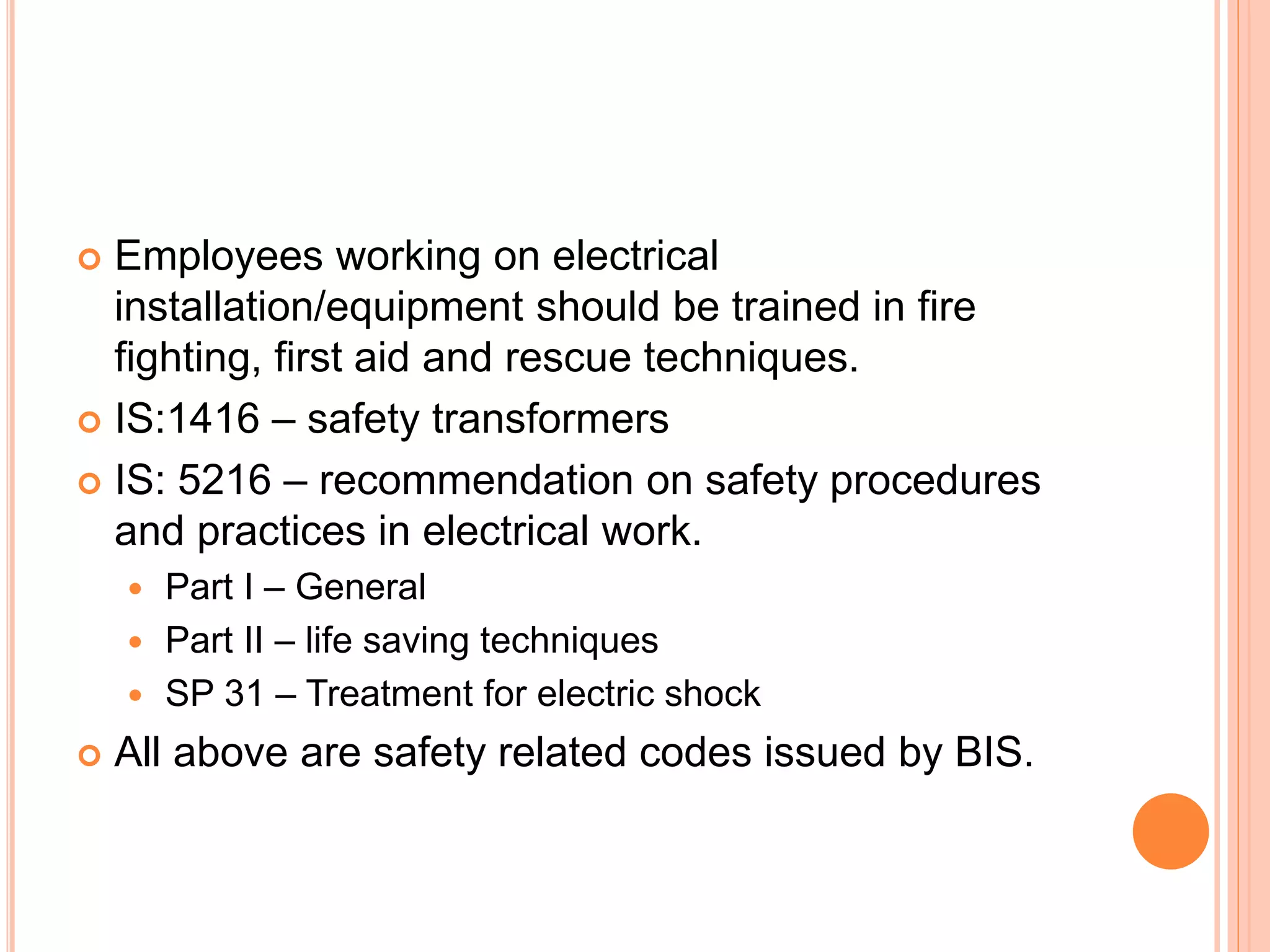 Electrical safety in construction | PPTX