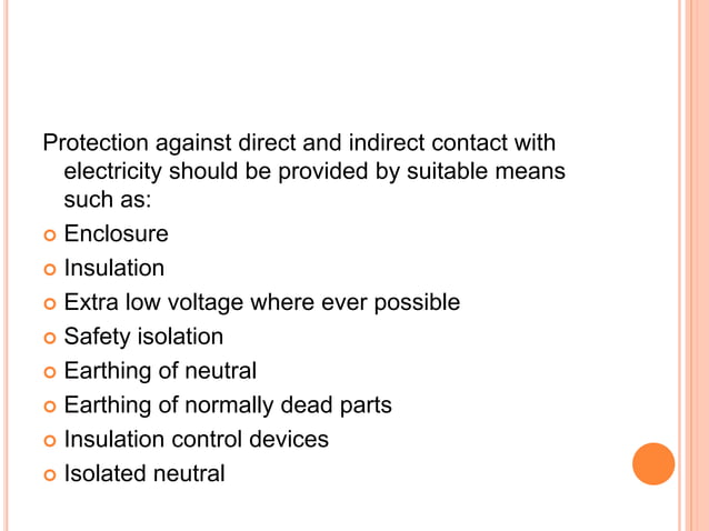 Electrical safety in construction | PPTX
